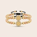 Pulseras San Benito Balin Rosa + Amaril