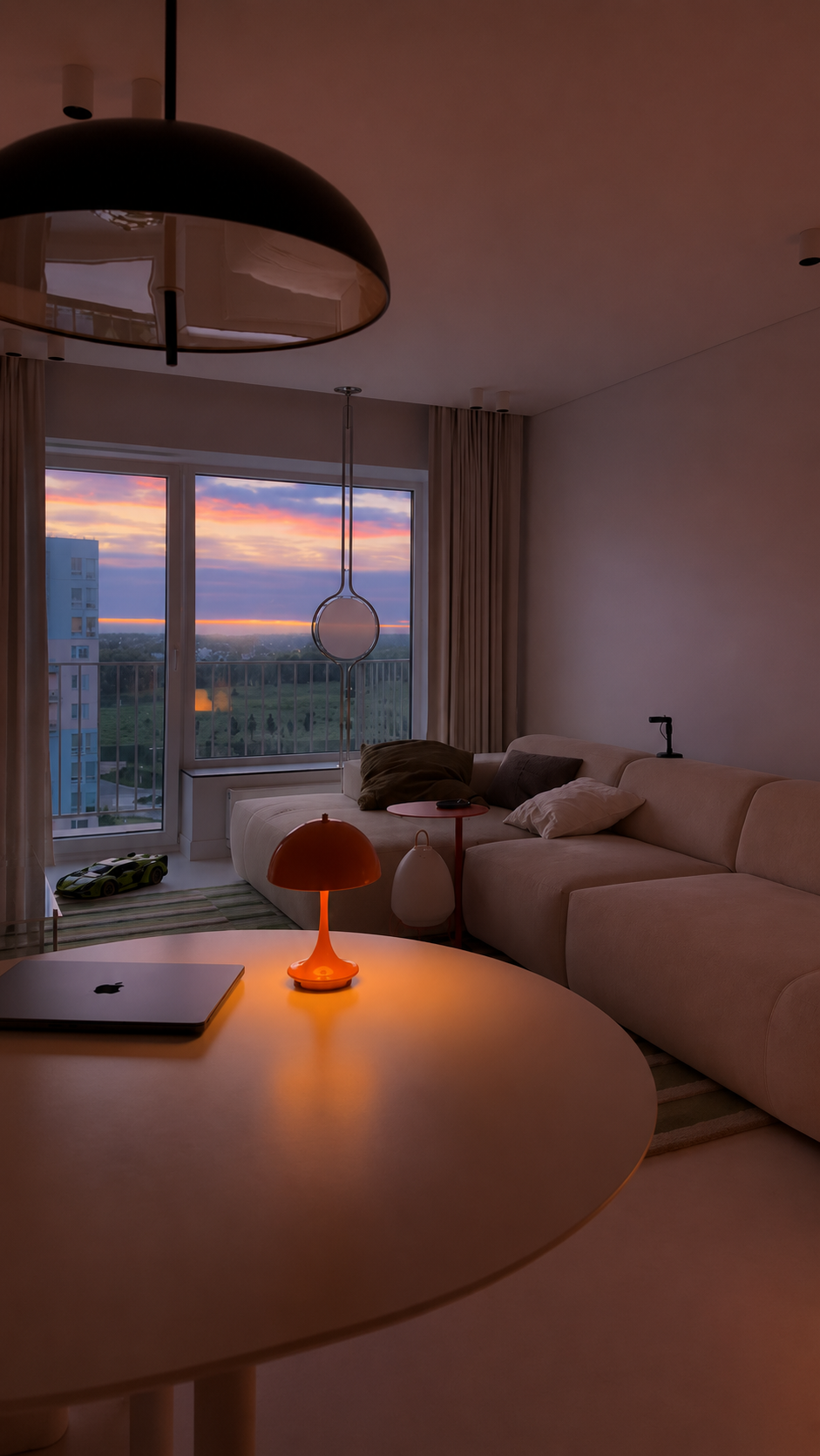 SUNSET LAMP — La Lámpara que Convierte tu Cuarto en un Atardecer