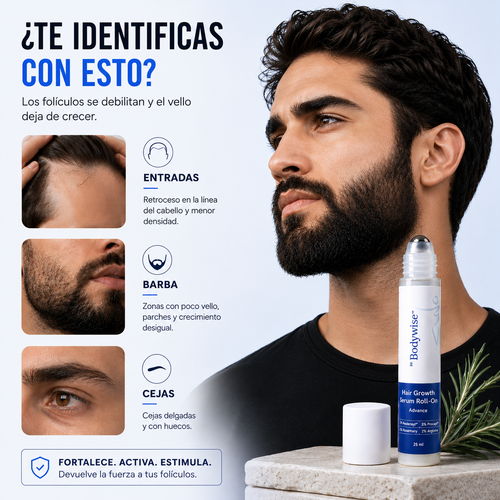 Estimulante crecimiento barba