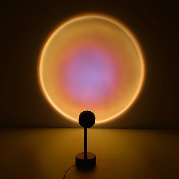 SUNSET LAMP — La Lámpara que Convierte tu Cuarto en un Atardecer
