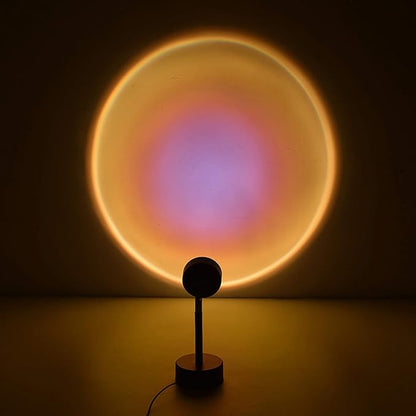 SUNSET LAMP — La Lámpara que Convierte tu Cuarto en un Atardecer
