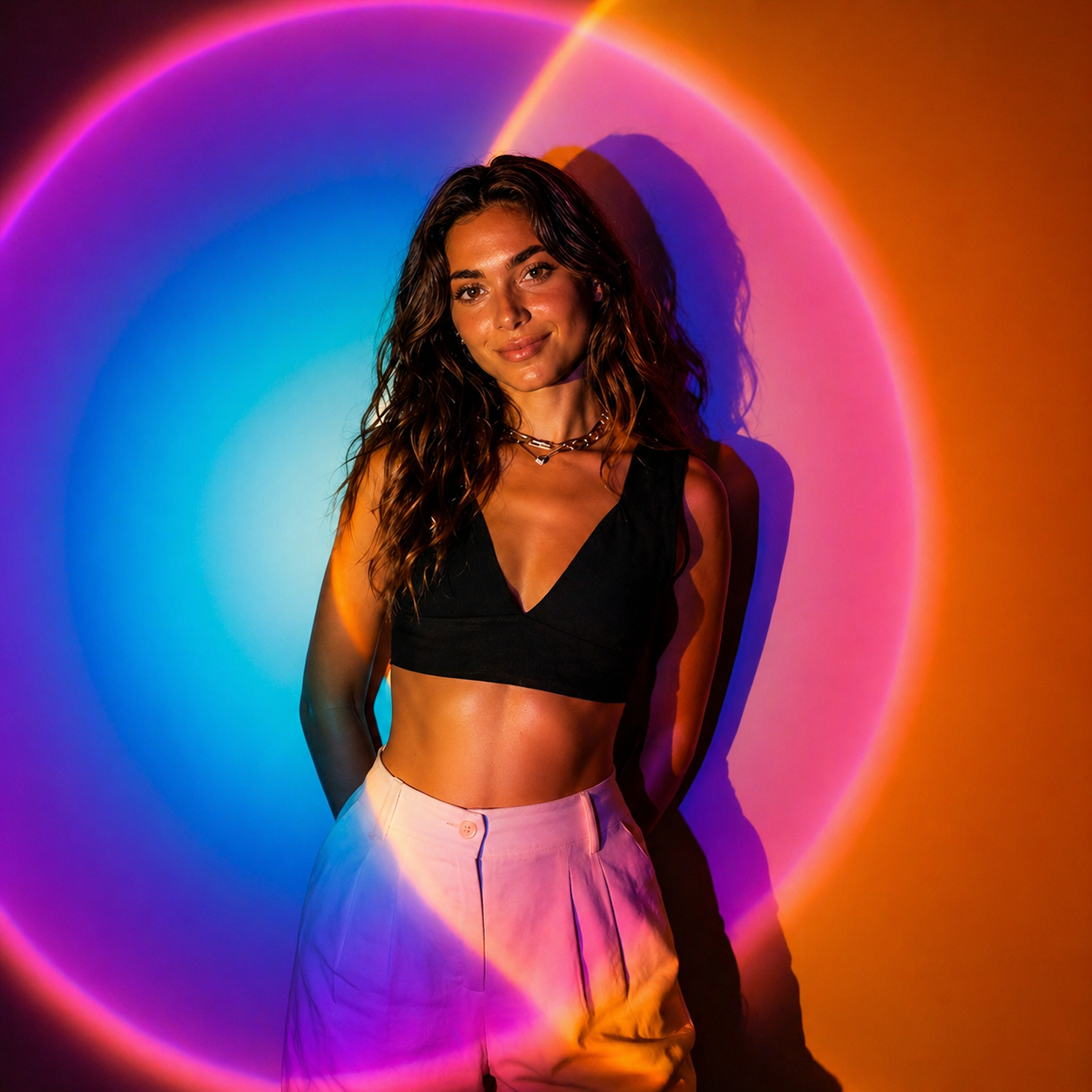 SUNSET LAMP — La Lámpara que Convierte tu Cuarto en un Atardecer