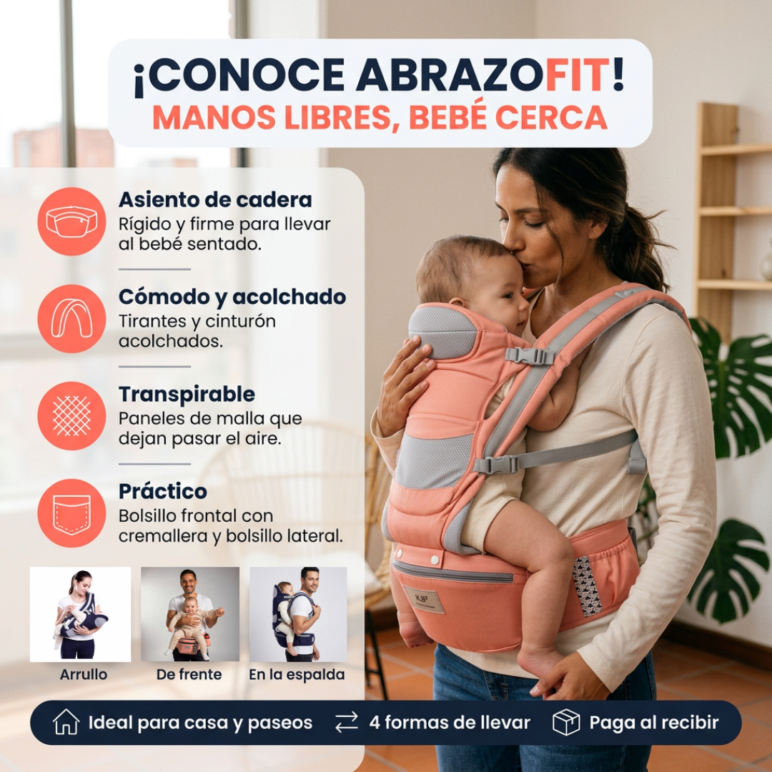 CARGADOR PARA BEBES 3 EN 1 ERGONOMICO