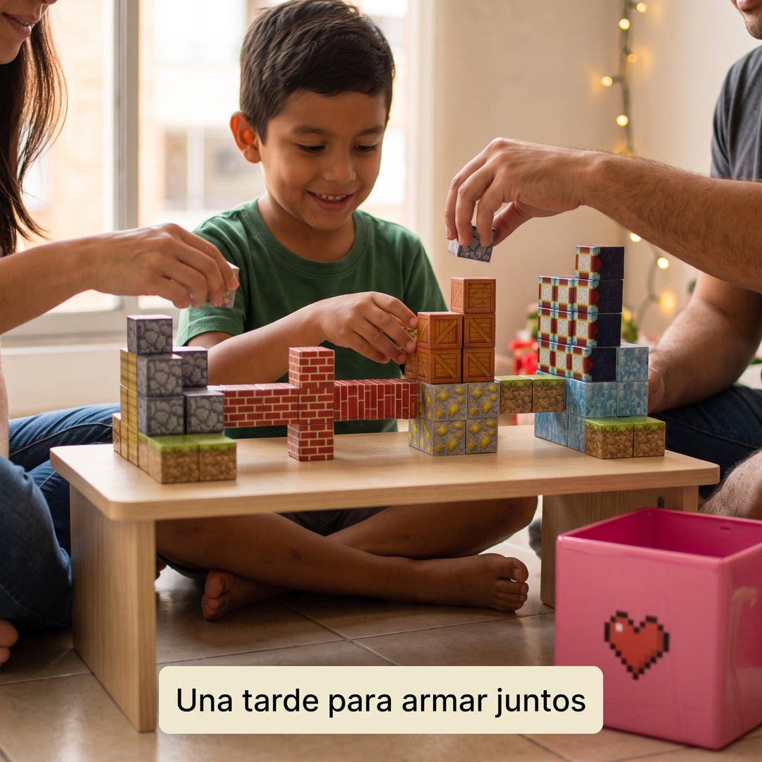 Cubos en mano