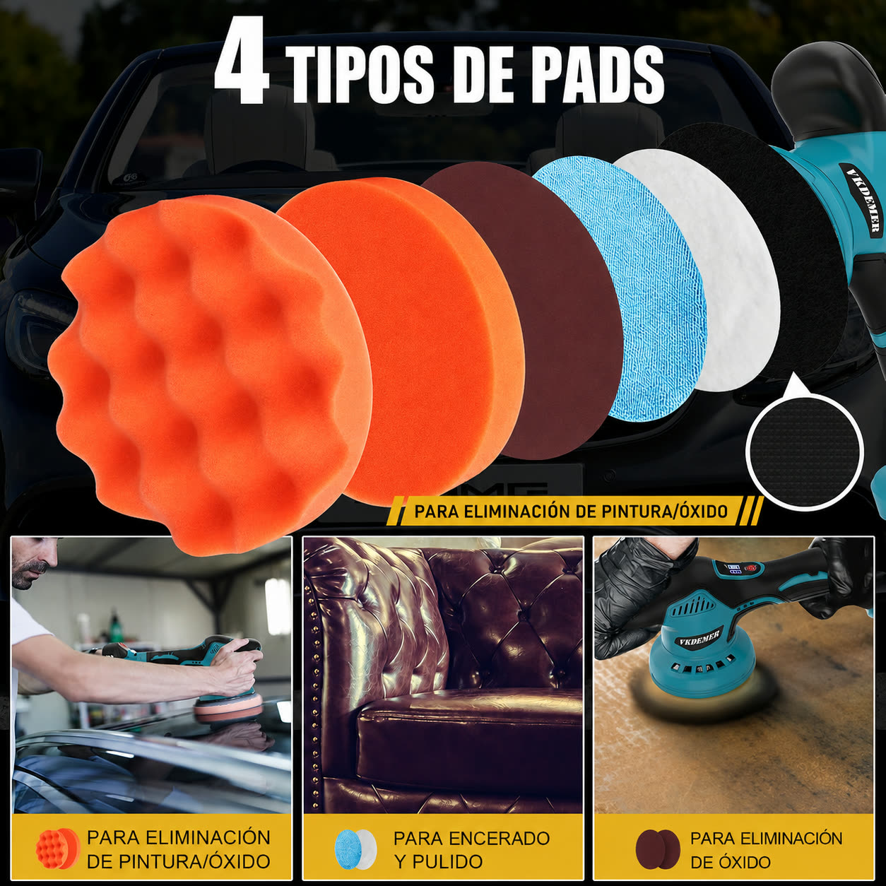Kit ProBrillo Express - 4 tipos de pads