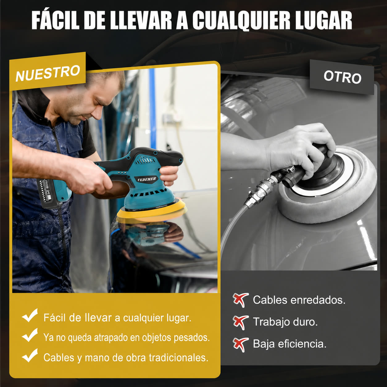 Kit ProBrillo Express - fácil de llevar a cualquier lugar